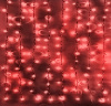 Гирлянда-штора эл. (LED) 368 светодиодов, ширина 1,5м (16 нитей х1,5м) красн.	LDCL368-R-E