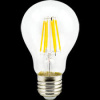 Лампа с/д Ecola ЛОН A60 E27 10W 6500K прозр. 105x60 филамент (нитевидная), 360° Premium N7LD10ELC