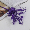 Декор "Блеск" пышный цветок, фиолет, 20 см 1381124