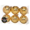 Елочный шар 6 шт, золото, 6 см, пластик, SYQD-0119156	4640043848236	G   