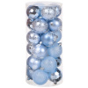 Елочный шар 24 шт, голуб, 6 см, пластик, SYQB-0120196  4630084772799	