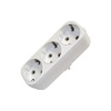 Блок на 3 гнезда 2П+З плоский 16А 250B TDM SQ1806-0033