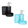 Набор для ванной "Прикосновение", 3 предмета, пластик, 2 дизайнаVETTA 463981