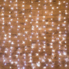 Гирлянда-штора эл. (LED)  1,5 (12нитей х1,5м.), RGB с динамикой, прозр.пр. с контр. 235-039