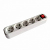 Колодка розеточная LEEK LE SOB 5-ти местная, 16А, с заземлением 070500-0014