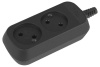 Колодка 2 гн. 10А (корпус негорючий PP, черная) KX-2-B 5334 Эра