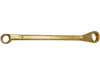 Ключ накидной 14 х 15 мм, углеродистая сталь, желтое цинковое покрытие
