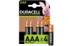 Аккумулятор Duracell R03 HR03 850mah/900mah BL4 заряж