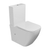 Унитаз-компакт без.WAVE QUADRO гориз.ниж.2кн.арм бел.глянец