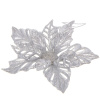 Елочное украшение Цветок, серебро, 14х3.5х14 см, пластик, SYYKLA-1919103 0192						