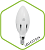Лампа св. LED -С37 5,0вт 220ВтЕ14 4000К 400Лм  ASD 