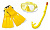 Комплект для плавания MASTER CLASS SWIM SET, от 8 лет, 55655, Intex, 												