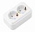 Розетка Bylectrica 2кл. ОУ 10А бел. земля,пласт. IP54 A16-261