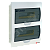 Бокс встраив. ЩРВ-П-24 с дымчатой дверцей IP40 pb40-v-24 EKF PROxima