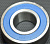Подшипник 6001-2RS резина 12*28*8