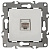 Розетка инф. RJ45, Эра12, белый ЭРА (механизм) 12-3107-01 (1025)