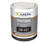 Грунтовка ГФ-021 серый 1кг Лакра (10)