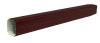 Труба прямоуг. 1м РЕ  RAL 8017 шоколад
