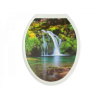 Сиденье для унитаза "Универсал Декор" Водопад Росспласт