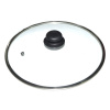 Крышка стеклянная d 30 см,мет.обод.,о.п.TimA 4730