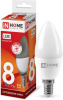 Лампа с/д LED-СВЕЧА-VC 8Вт 230В E14 6500К 720лм IN HOME 4690612024806 