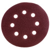 Круг абразивный перфорированный на ворсовой подложке под липучку Кедр, P 60, 125 мм, 5 шт за 1шт