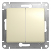 Переключатель 2-кл 10А/250В беж. GLOSSA GSL000265