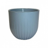 Кашпо АЛЬФА МЕНТОЛ пласт.горш. с вкладкой 1,4л