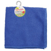 Салфетка универ. микрофибра 30*30см, синяя, Любаша Эконом