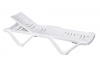Шезлонг Эконом Белый 1920*620*320 БШ3563 (1)