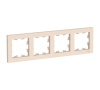 Рамка СУ 4-пост. беж. ATN000204