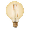 Лампа General LOFT шар G95S E27 10W 2700K 2K 95x136 филамент (нитевидная) золотая 655308