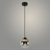 Светильник подвесной LUM 3645/1HQ BK+GD 1х40W E27 d150 h1000 	