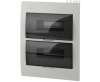 Бокс пластик ЩРВ-П-24  встраев. БЕЛЫЙ с дымчатой дверцей IP41 8725 ЭРА