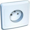 Розетка СУ 1-м. без з/к 16А/250В бел. ЭТЮД-LEXEL PC16-001B