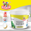 Эмаль акриловая универсальная матовая белый (1кг) OLECOLOR (6)