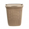 Корзина д/белья "Paola" 37л. (бежевый) Э-467