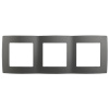 Рамка 3 поста графит Эра12 12-5003-12 (5471)