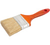 Кисть плоская "Профи", натуральная щетина, дер. рукоятка, 75мм, Китай 0104113 