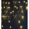 Гирлянда-бахрома 48LED теплый свет 1,8*0,5м., 8 реж., 220V, IP20 Б0041899 ЭРА