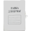 Папка с завязками А4, 260г/м2, картон немелованный, белый, COLORCODE 1957