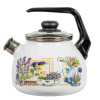 Чайник эмалир 3,0л 4С209/Я Горная лаванда белоснеж с/с