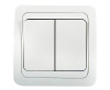 Выкл. СУ 2 кл. ASD/InHome CLASSICO 10А бел., пластик 2023