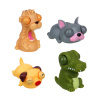 Игрушка в виде животных с веселыми глазками, TPR, резина, ABS, 8х6,5х6,5см 274-225