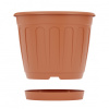 Горшок цв. 3,6л. "Дионис" коричневый М8248 Нарышево 