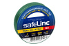 Изолента ПВХ 15мм х 10м зеленая Safeline