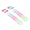 Набор дет. аксессуаров для волос 14пр: ЮНИLOOK резинки d3,5см 12шт, заколки 4,8см 2шт