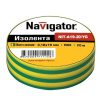 Изолента ПВХ 19мм *20м жел./зел. NIT-A19-20/YG Navigator 71115