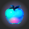 Ночник APEYRON св/д "Яблоко" 180-240V 1W IP20 10-15lm мультицвет. 12-136