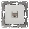 Розетка инф. RJ45, Эра12, белый ЭРА (механизм) 12-3107-01 (1025)